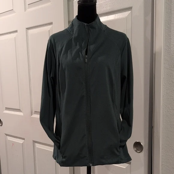 All In Motion Women's XL Green Full Zip Athletic Jacket - Picture 5 of 8